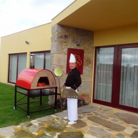 Stand metalic mobil pentru cuptor traditional pentru pizza pe lemne Maximus Prime 108 x 100 x 98 cm [4]