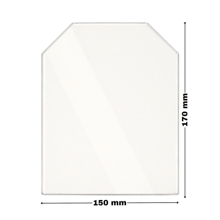 STICLĂ TERMOREZISTENTĂ 170x150 mm - UȘĂ SOBĂ/ȘEMINEU COMBI [1]