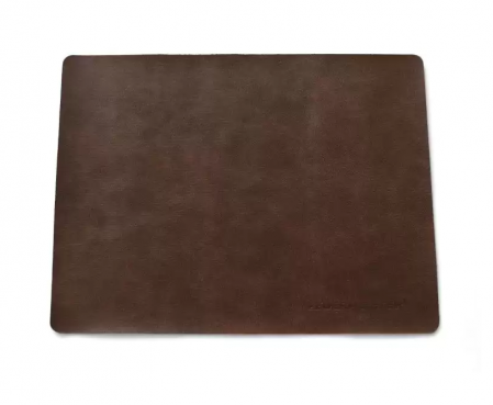Accesorii pentru grătare - SUPORT DIN PIELE FARFURIE SI PROTECTIE MASA FEUERMEISTER ANTIQUE CONIAC 33 x 46 cm 8600013040