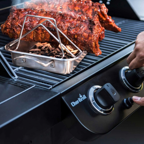 Suport pentru gatit coaste la gratar 35 x 21 x 12 cm Char-Broil 140017 [4]