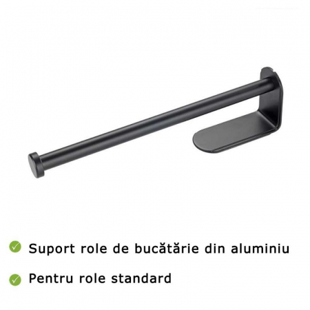 Depozitare & organizare - Suport pentru rola prosoape de bucatarie Wenko Nio 53214100