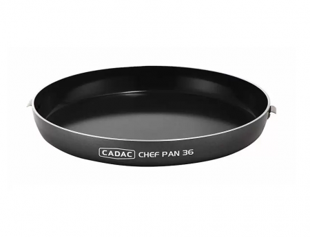 Vase pentru gătit din aluminiu - TAVA ANTIADERENTA 36 cm PENTRU GRATAR CADAC CITI CHEF 5610-300