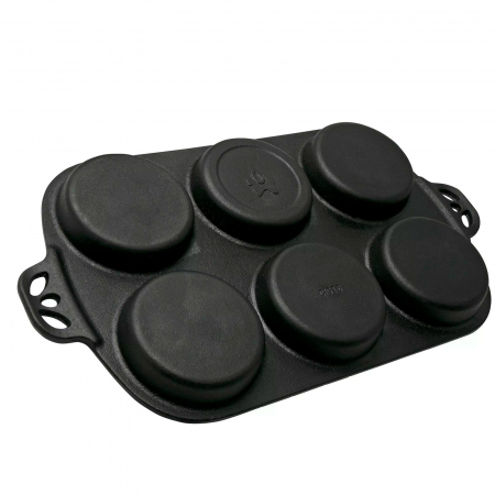 Tava din fonta pentru copt briose 40 x 23 x 2,5 cm Camp Chef CC-CIGT6 [1]