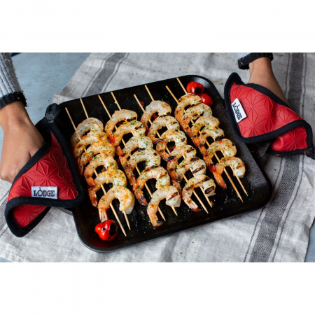 Tava grill patrata cu doua manere Chef Collection Lodge 28 cm L-C11SGP [3]