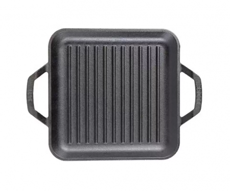 TAVA GRILL PATRATA CU MANERE 28 CM CHEF COLLECTION LODGE L-C11SGP [1]
