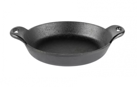 Vase pentru gătit din fontă - TAVA MICA ROTUNDA PENTRU SERVIRE DIN FONTA 16 CM LODGE L-HMSRD