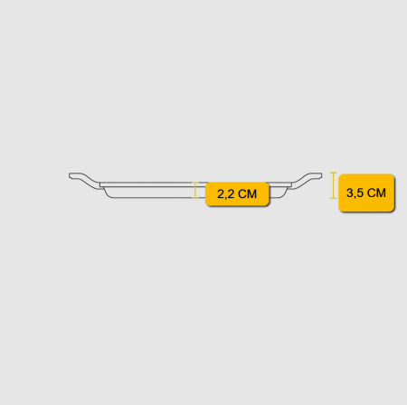 Tava patrata cu doua manere si gauri perforate pentru gratar Chef Collection Lodge 28 cm L-C11SGT [14]