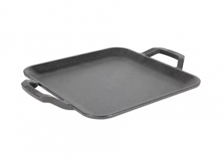 Vase pentru gătit din fontă - TAVA PATRATA CU MANERE 28 CM CHEF COLLECTION LODGE L-C11SGR