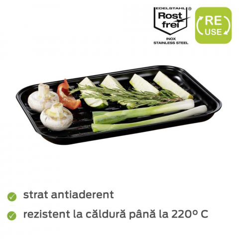 Tava pentru gratar Luca Wenko Black Outdoor Kitchen 55101100 [3]