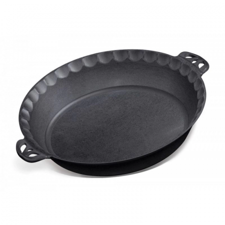 Vase pentru gătit din fontă - TAVA ROTUNDA DIN FONTA PENTRU PLACINTA 26 cm CAMP CHEF CC-CIPIE10