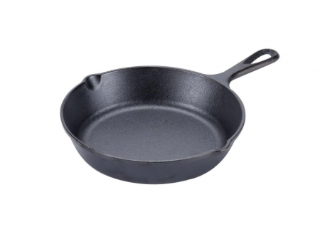 Vase pentru gătit din fontă - TIGAIE ADANCA ROTUNDA DIN FONTA CU MANER 20,3 CM LODGE L-5SK3