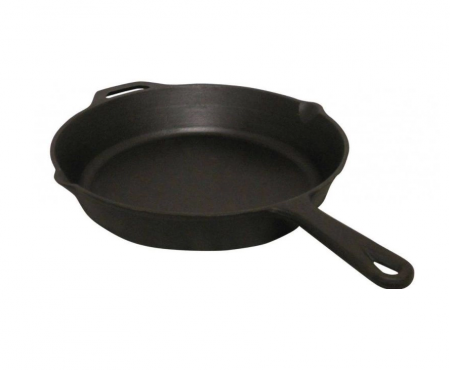 Vase pentru gătit din fontă - TIGAIE ADANCA ROTUNDA DIN FONTA CU MANER  20 cm CAMP CHEF CC-SK8