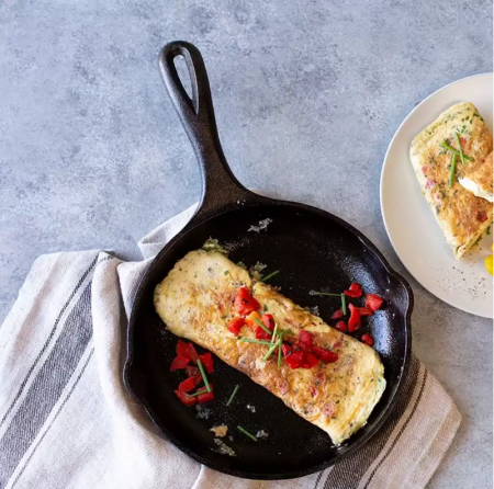 TIGAIE ADANCA ROTUNDA DIN FONTA CU MANER 20 CM CHEF COLLECTION LODGE L-C8SK [3]