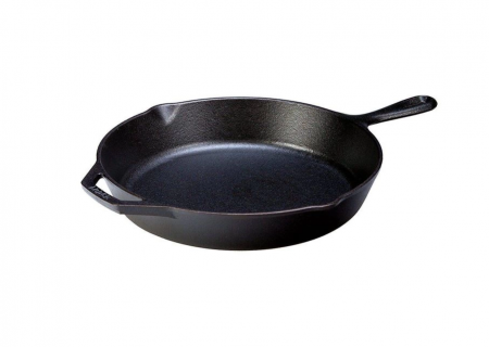 Vase pentru gătit din fontă - TIGAIE ADANCA ROTUNDA DIN FONTA CU MANER 30,5 CM LODGE L-10SK3