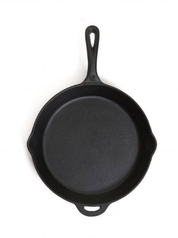 Vase pentru gătit din fontă - Tigaie adanca rotunda din fonta cu maner Camp Chef 30 cm CC-SK12