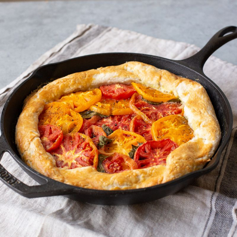 Tigaie adanca rotunda din fonta cu maner Chef Collection Lodge 30 cm L-C12SK [5]