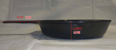 Tigaie adanca rotunda din fonta cu maner Lodge 22,9 cm L-6SK3 [14]