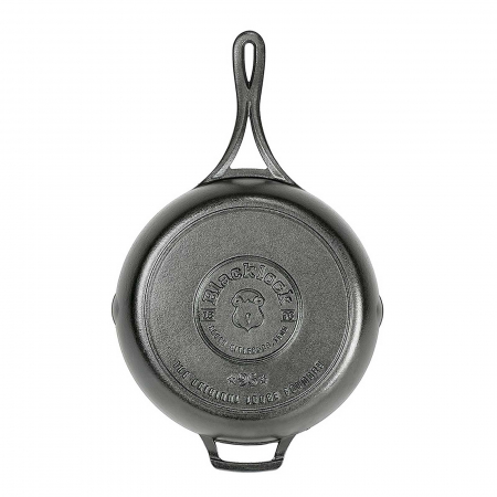 Tigaie adanca rotunda din fonta cu maner Lodge triplu asezonata Blacklock 26 cm L-BL96SK [1]