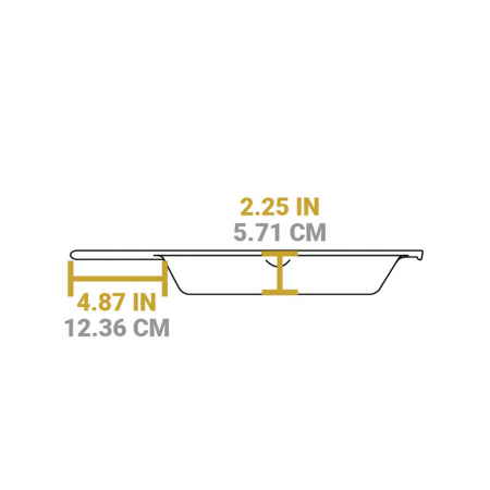 Tigaie adanca rotunda din fonta cu maner si logo Sugar Skull Lodge 30,5 cm L-10SKULL [4]