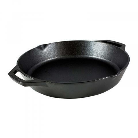 VASE DE GĂTIT - Tigaie adanca rotunda din fonta cu manere Lodge 30 cm L-10SKL