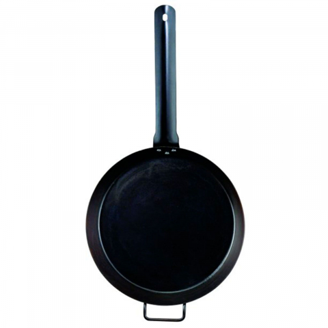 Tigaie adanca rotunda din otel carbon Lumberjack cu maner 40 cm Camp Chef CC-SLJ16 [1]