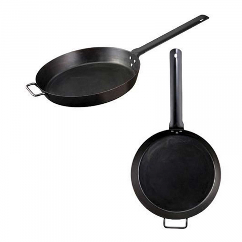 Tigaie adanca rotunda din otel carbon Paella Lumberjack cu maner 50 cm Camp Chef CC-SLJ20 [1]