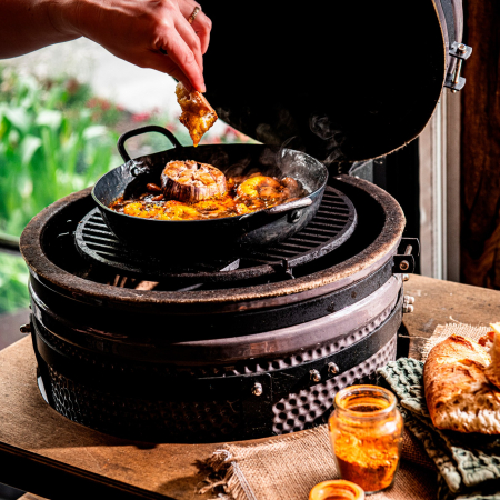 Tigaie cu 2 manere din otel carbon 24 cm Forged ESFRYPAN2H24 [1]