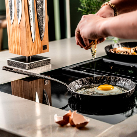 Tigaie cu maner lung din otel carbon 20 cm Forged ESFRYPAN1H20 [2]