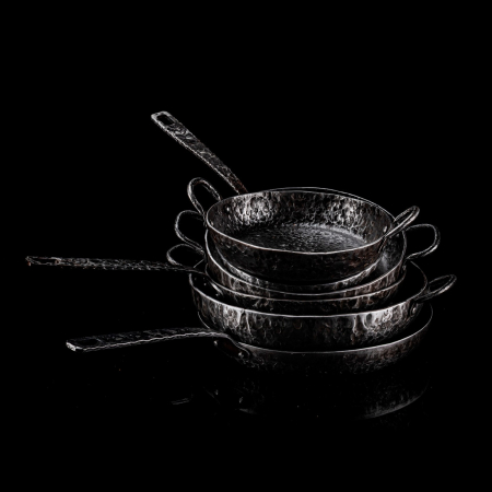 Tigaie cu maner lung din otel carbon 20 cm Forged ESFRYPAN1H20 [1]