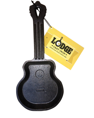 Tigaie din fonta mini in forma de chitara 27x12x2 cm Lodge L-GSK3 [1]
