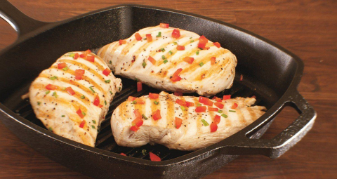 Tigaie grill adanca patrata din fonta cu maner Lodge 26,7 cm L-8SGP3 [4]