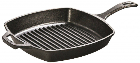 Tigaie grill adanca patrata din fonta cu maner Lodge 26,7 cm L-8SGP3 [1]