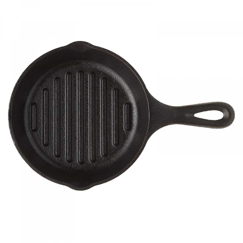 Tigaie grill adanca rotunda din fonta cu maner Lodge 16,5 cm L-3GP [2]