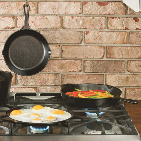 Tigaie inalta rotunda din fonta cu maner Lodge 26 cm L-8DSK3 [13]