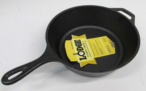 Tigaie inalta rotunda din fonta cu maner Lodge 26 cm L-8DSK3 [4]