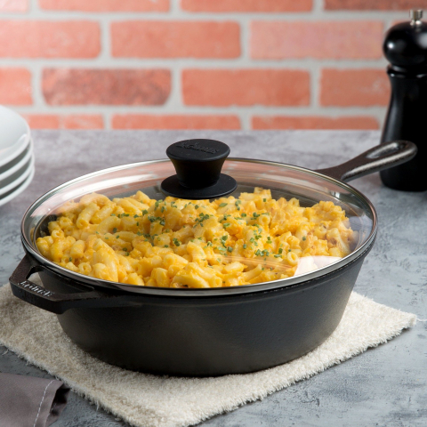 Tigaie inalta rotunda din fonta cu maner Lodge 26 cm L-8DSK3 [12]