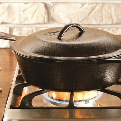 Tigaie inalta rotunda din fonta cu maner Lodge 30,5 cm L-10DSK3 [12]