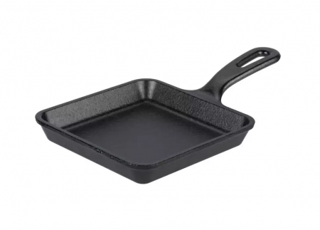 Vase pentru gătit din fontă - TIGAIE PATRATA DIN FONTA PENTRU SERVIRE 13 cm LODGE L-5WS3