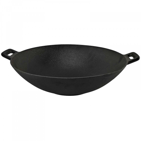 VASE DE GĂTIT - Tigaie Wok din fonta 30 cm Activa 15552