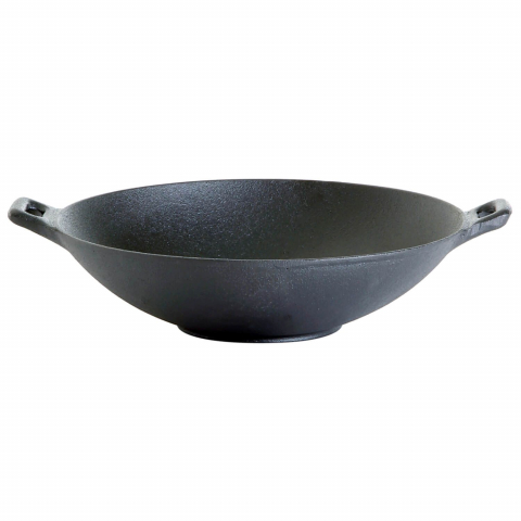 VASE DE GĂTIT - Tigaie Wok din fonta 30 cm ALL GRILL 4530