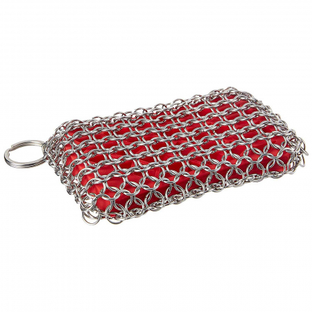 Accesorii vase de gatit - Unealta cu zale din inox pentru curatat vase Lodge L-ACM10R41