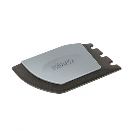 Accesorii vase de gatit - Unealta de razuit cu prindere de silicon pentru vasele din fonta Lodge Deluxe L-SCRAPERDX