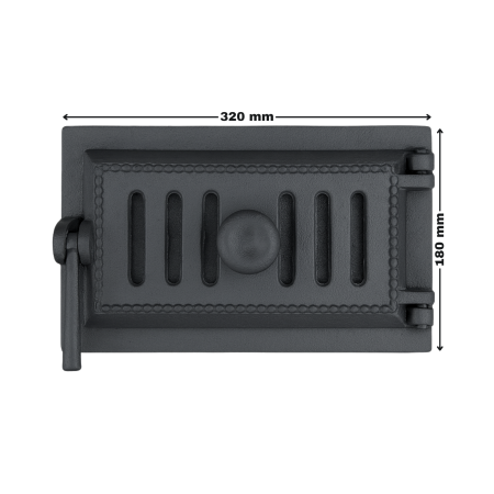 UȘĂ CENUȘAR CU GRILĂ DE VENTILAȚIE [1]