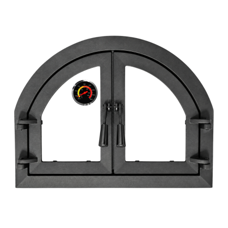 Uși de cuptor - usa-cuptor-barbeque-cu-doua-deschideri-cu-termometru-400-grade