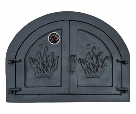 Uși de cuptor - usa-cuptor-plina-din-fonta-model-nou-termometru-350-grade