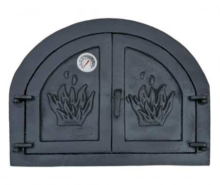 Uși de cuptor - usa-cuptor-plina-din-fonta-model-nou-termometru-500-grade
