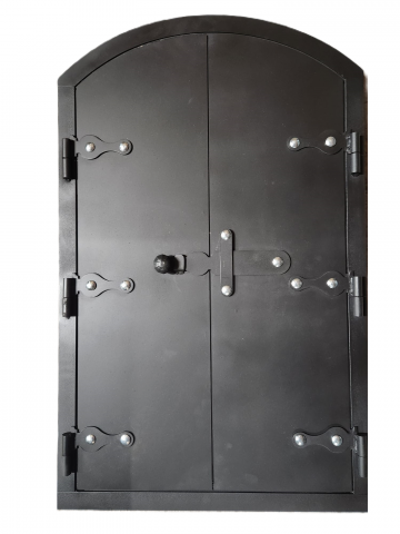 Uși pentru sobă și șemineu - Ușă de afumătoare din oțel 800 mm x 500 mm