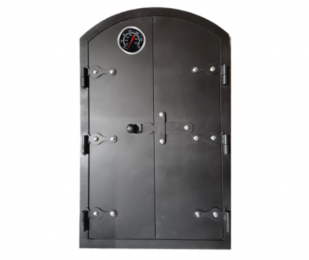 ACCESORII SOBĂ, ȘEMINEU ȘI CUPTOR - usa-afumatoare-otel-800x500-termometru-350c