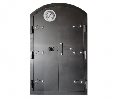 ACCESORII SOBĂ, ȘEMINEU ȘI CUPTOR - usa-afumatoare-otel-800x500-termometru-500c