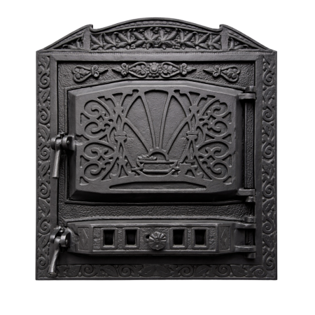 Uși pentru sobă și șemineu - usa-semineu-fonta-vintage-fara-sticla